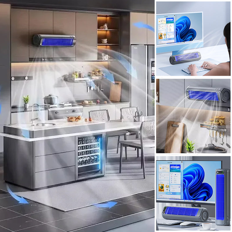 Wearclo | AirWave – Portable Rechargeable Air Conditioner with 12-Hour Battery Life