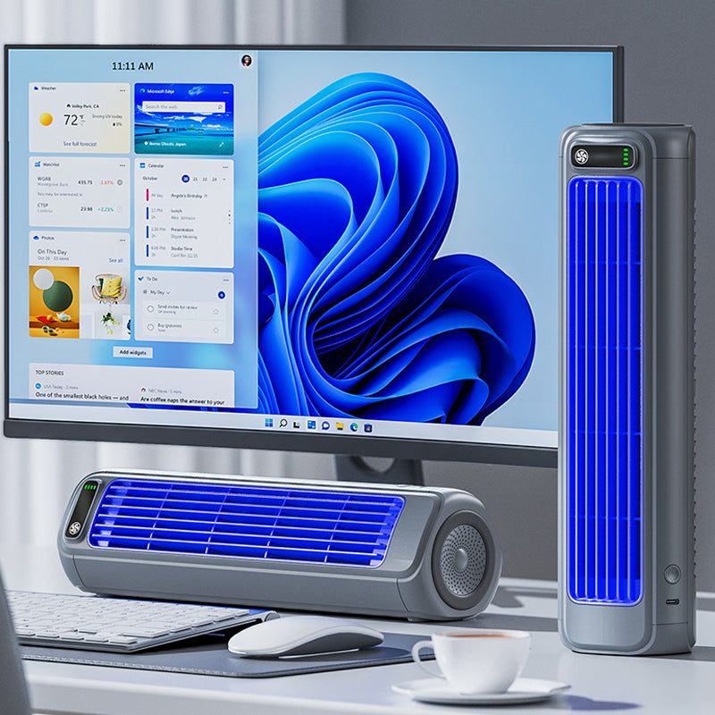 Wearclo | AirWave – Portable Rechargeable Air Conditioner with 12-Hour Battery Life