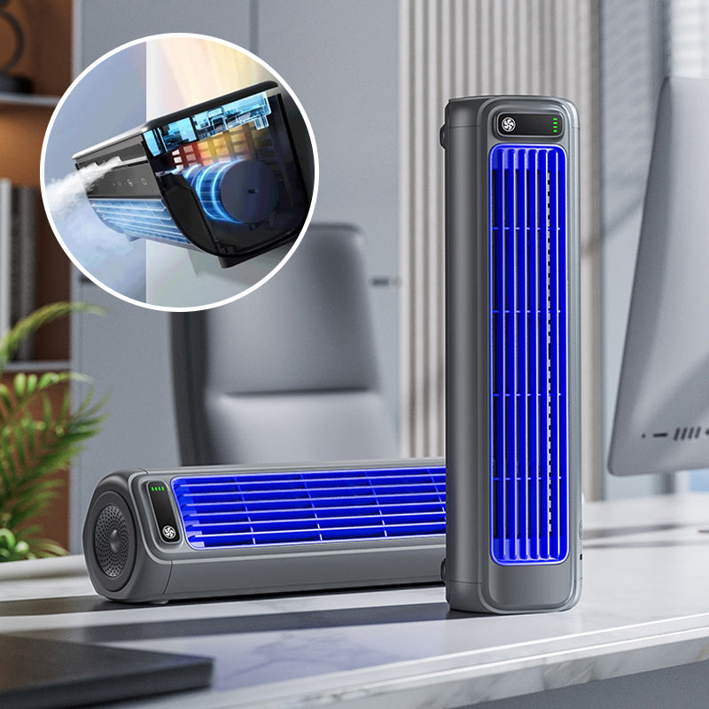 Wearclo | AirWave – Portable Rechargeable Air Conditioner with 12-Hour Battery Life