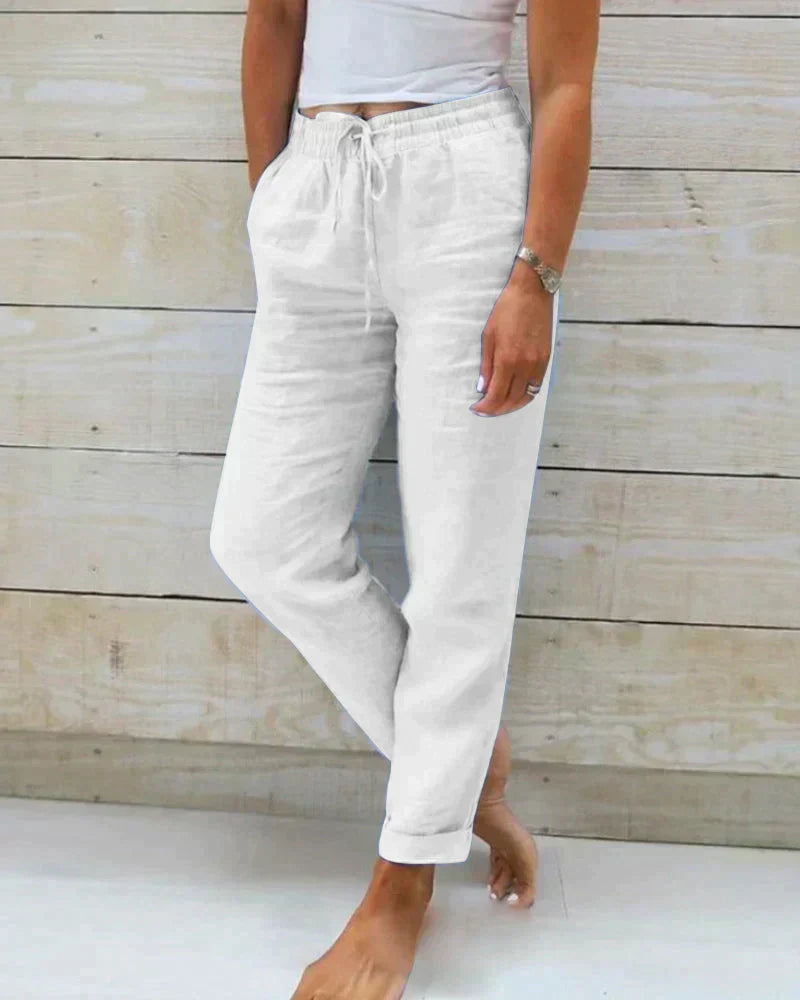 Wearclo | Airy Linen Pants for Summer