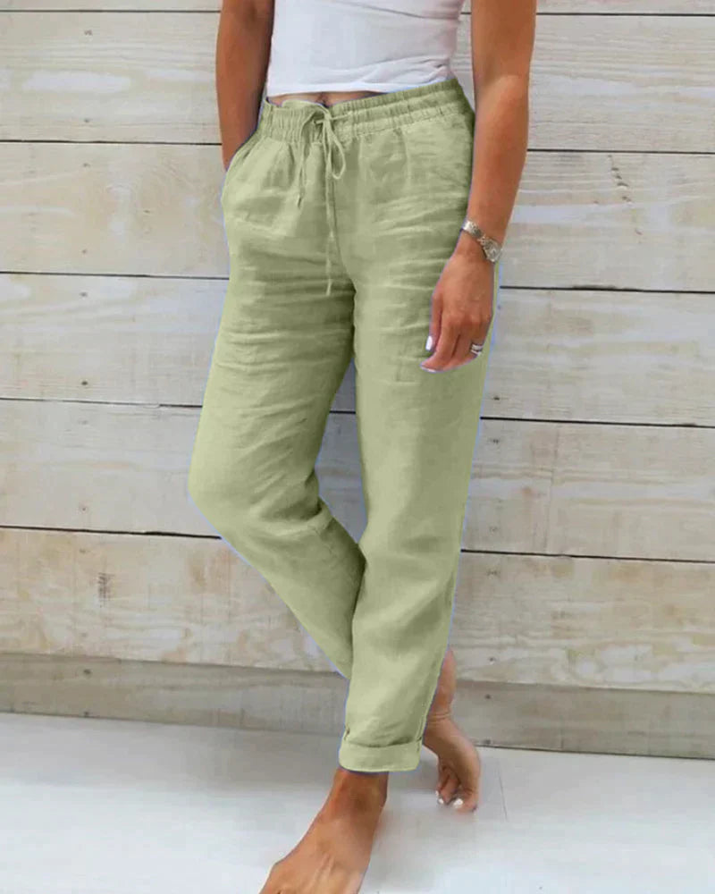 Wearclo | Airy Linen Pants for Summer