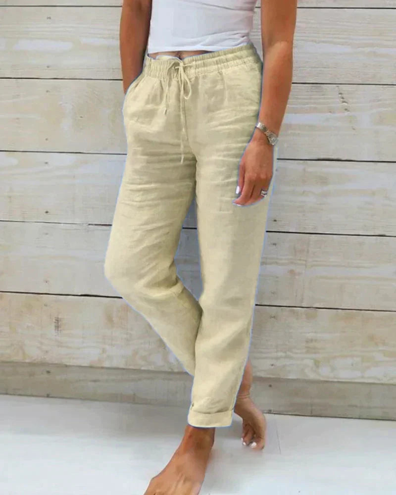 Wearclo | Airy Linen Pants for Summer