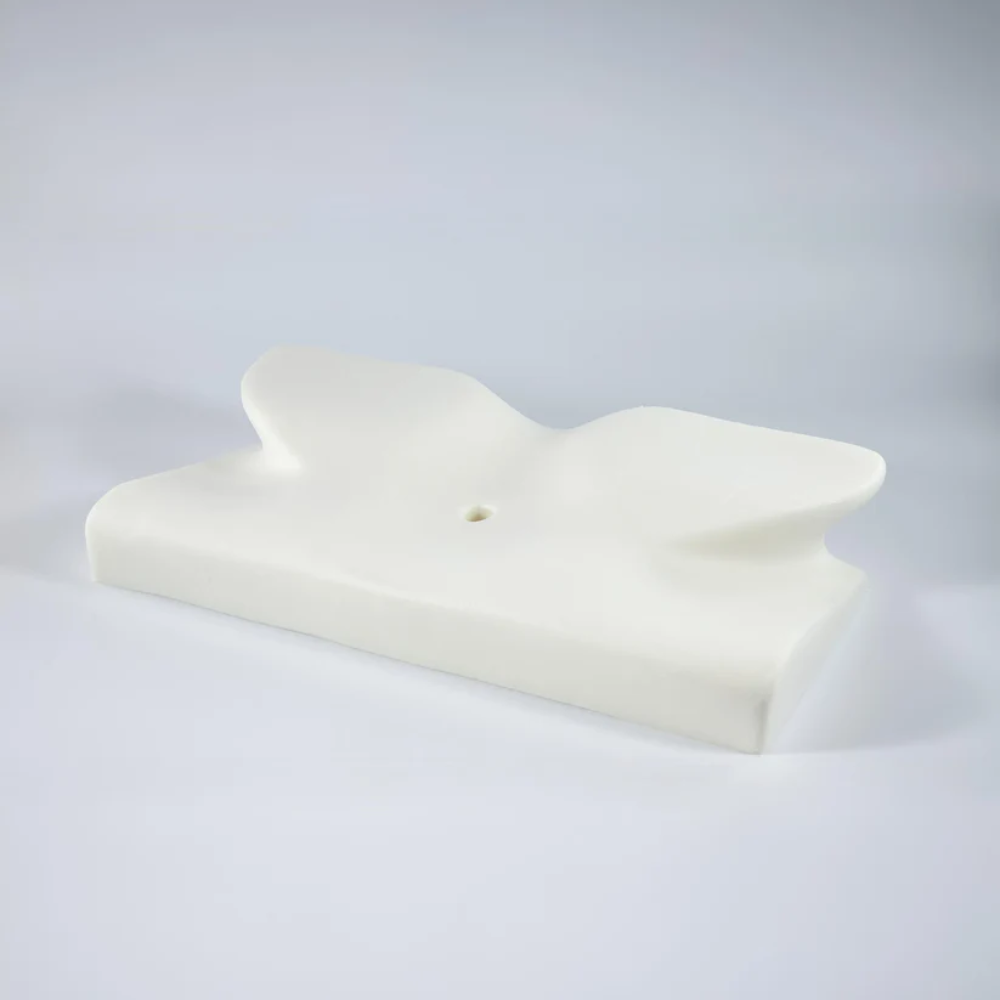 Wearclo | Anti-Snore Pillow | Ergonomic Neck and Head Support | White