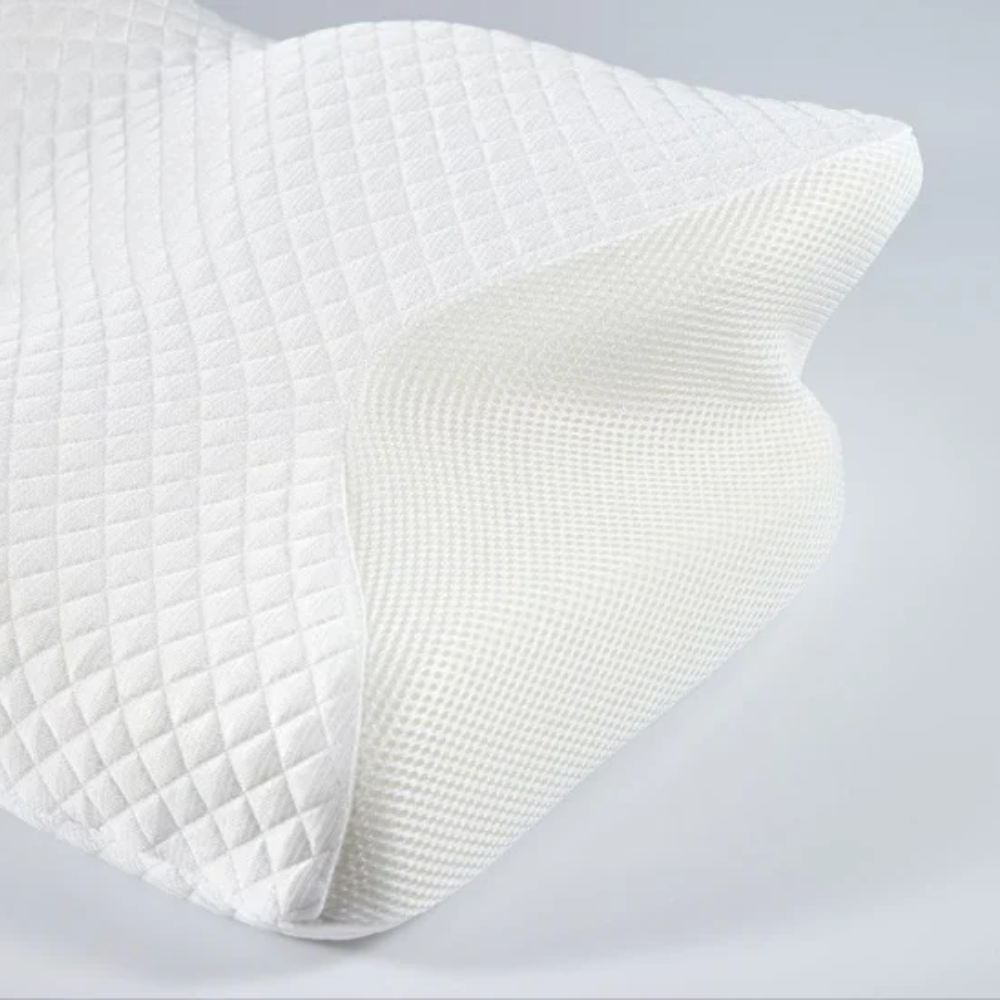 Wearclo | Anti-Snore Pillow | Ergonomic Neck and Head Support | White