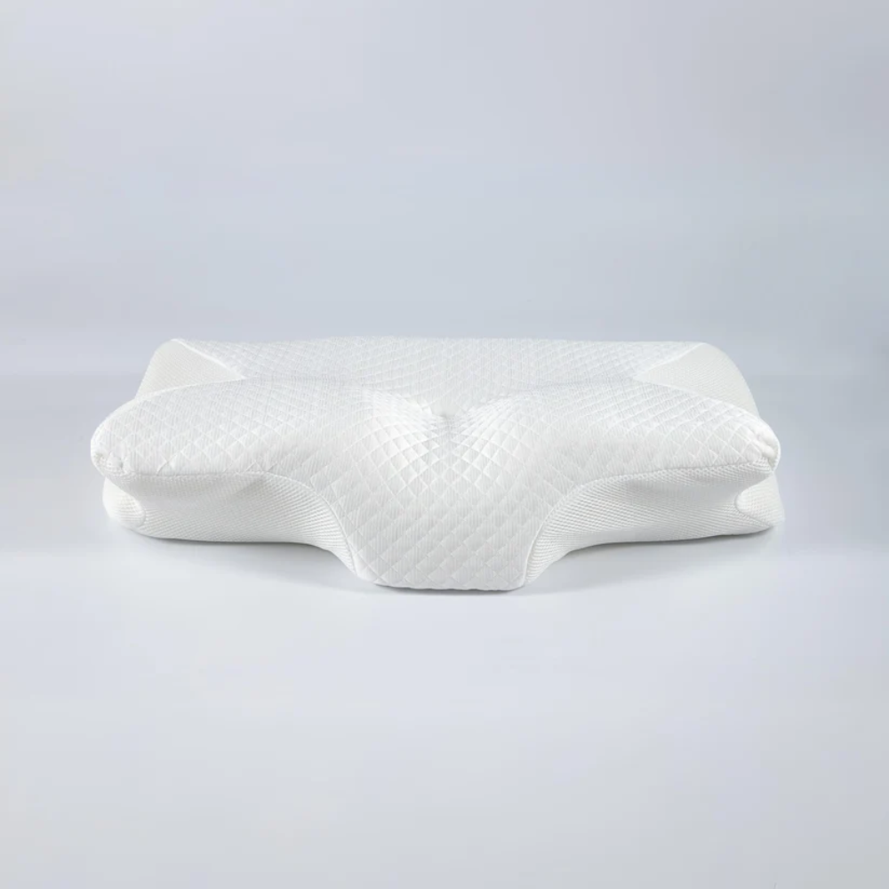 Wearclo | Anti-Snore Pillow | Ergonomic Neck and Head Support | White