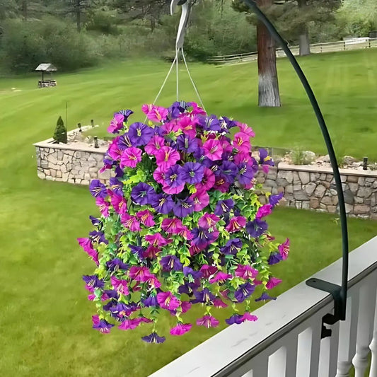 Wearclo | Artificial Morning Glory Flower Hanging Decor