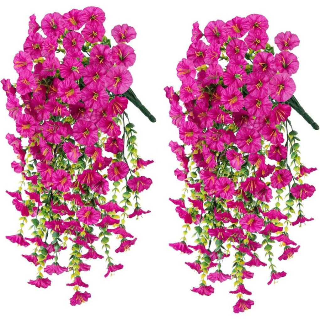 Wearclo | Artificial Morning Glory Flower Hanging Decor
