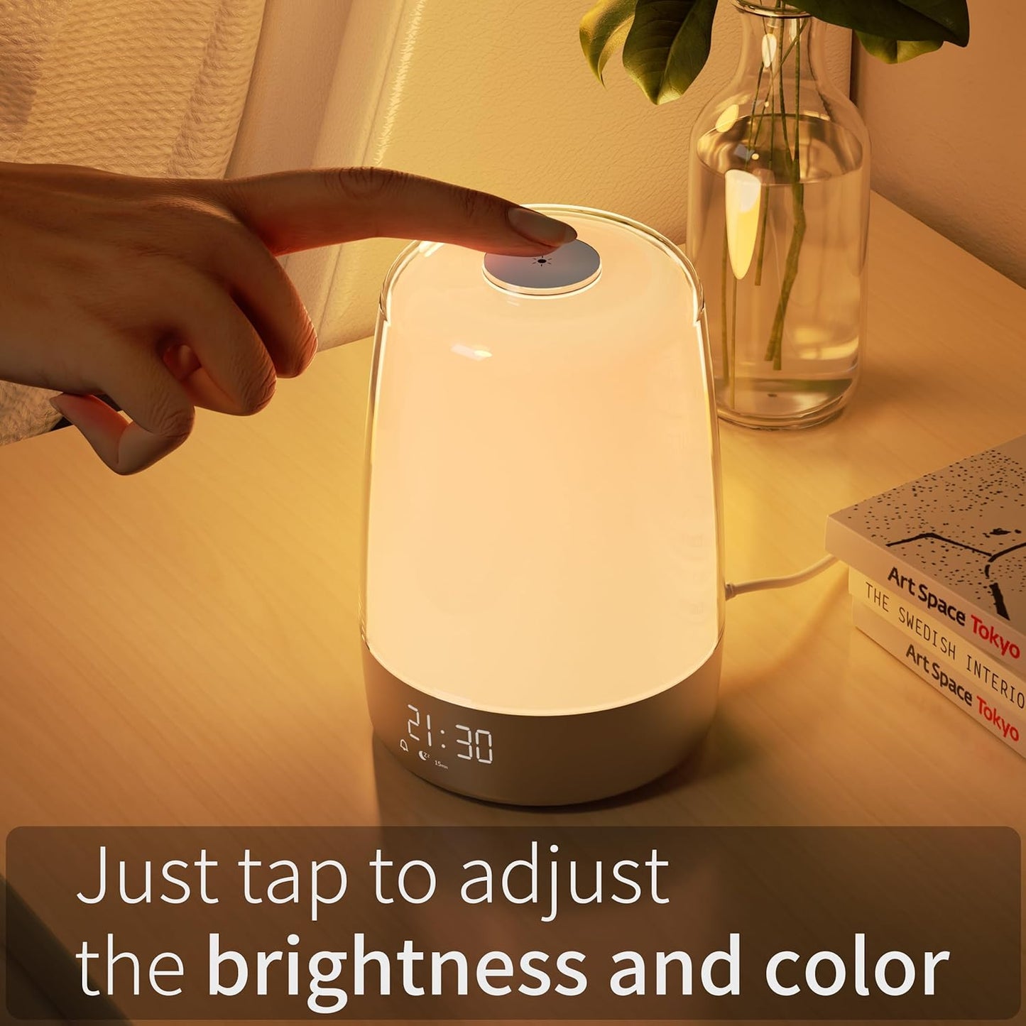 Wearclo | Aurora Wake-Up Light | Sunrise & Sunset | USB-C Rechargeable