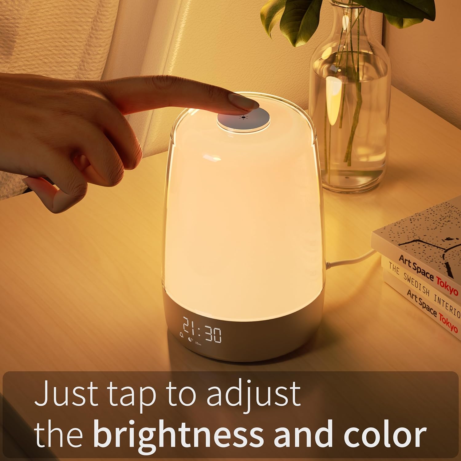 Wearclo | Aurora Wake-Up Light | Sunrise & Sunset | USB-C Rechargeable