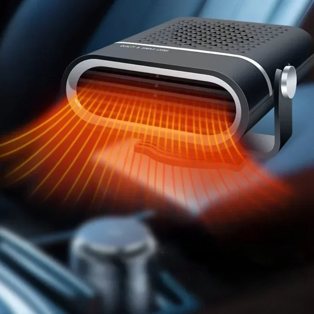 Wearclo | Auto Heater & Windshield Defroster | 12V USB Portable | Black