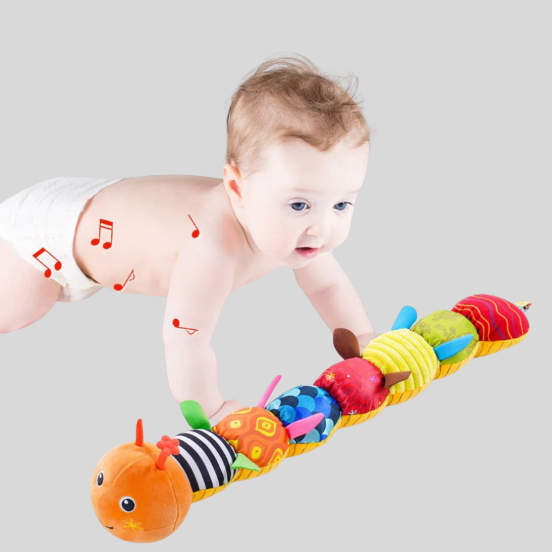 Wearclo | Baby Sensory Caterpillar Rattle Toy