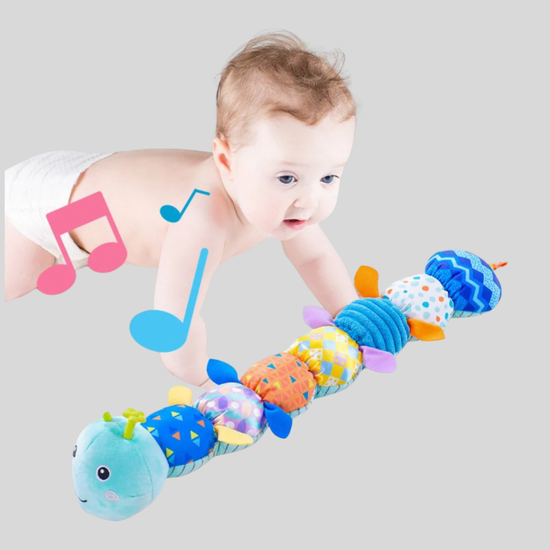 Wearclo | Baby Sensory Caterpillar Rattle Toy
