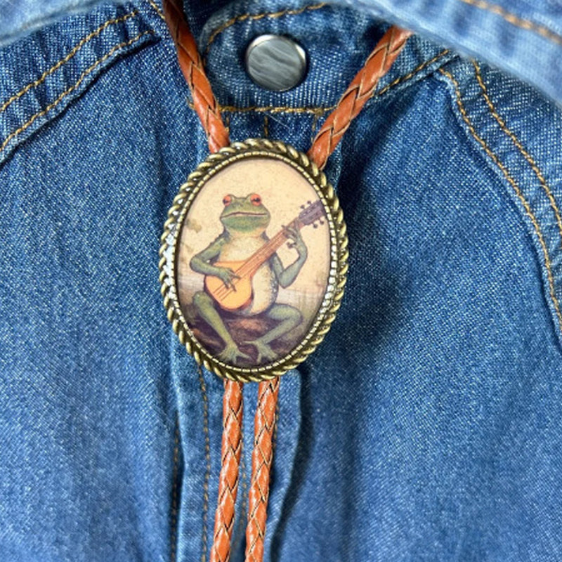 Wearclo | Banjo Frog Bolo Tie