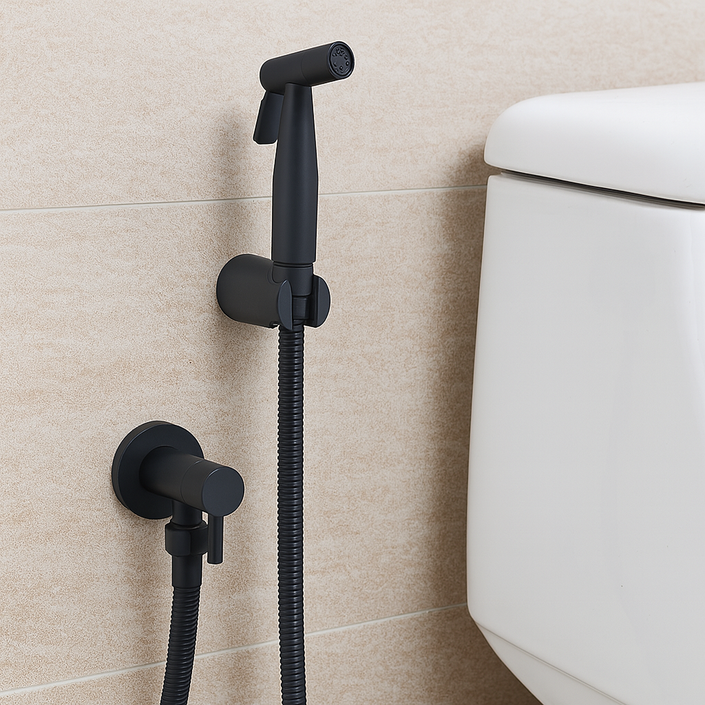 Wearclo | Bidet Sprayer in Stainless Steel – Wall Mounted with Adjustable Spray