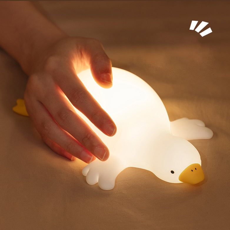 Wearclo | Big White Goose Tap Tap LED Night Light