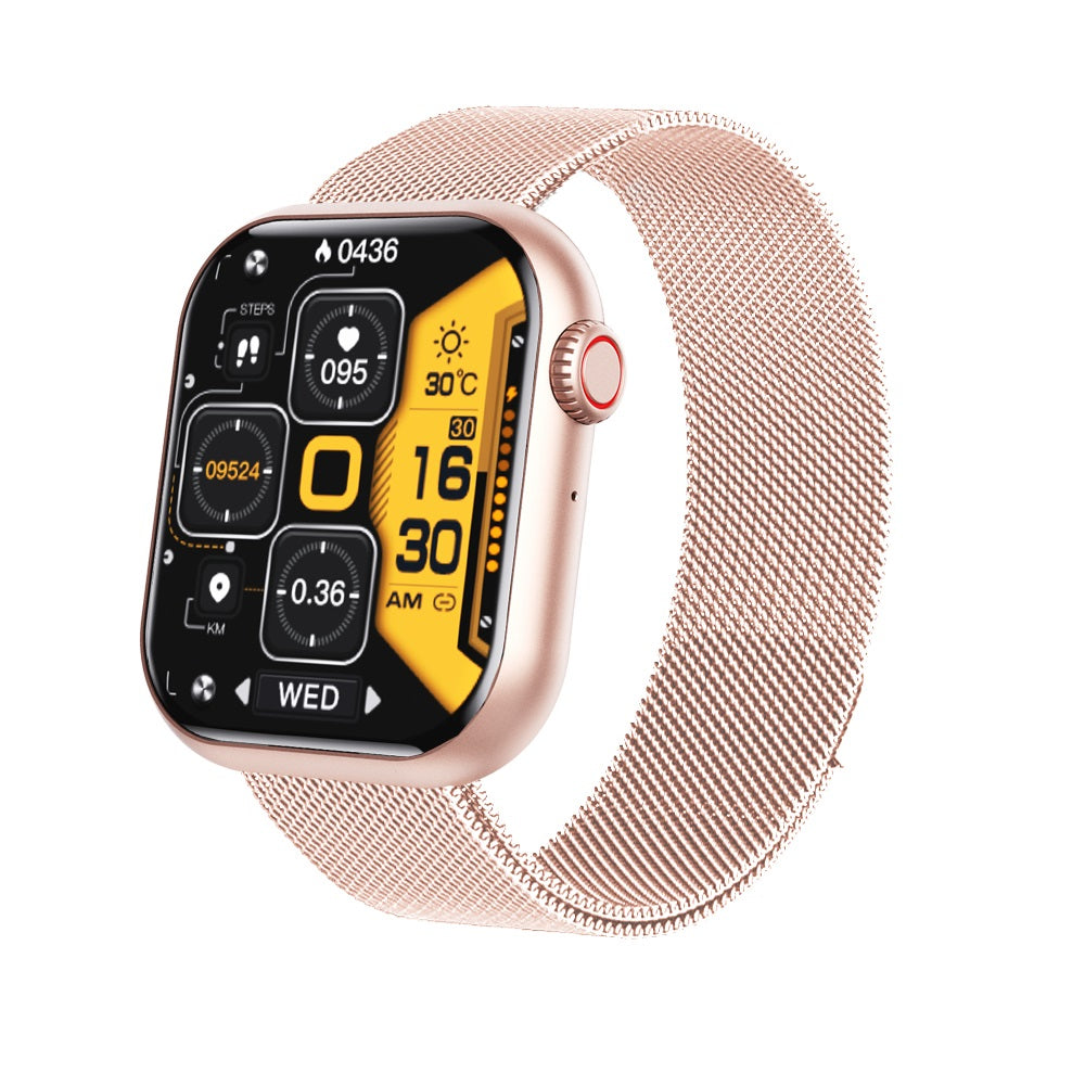 Wearclo | Blood Sugar Blood Pressure Blood Oxygen Sleep Monitor Waterproof Smartwatch