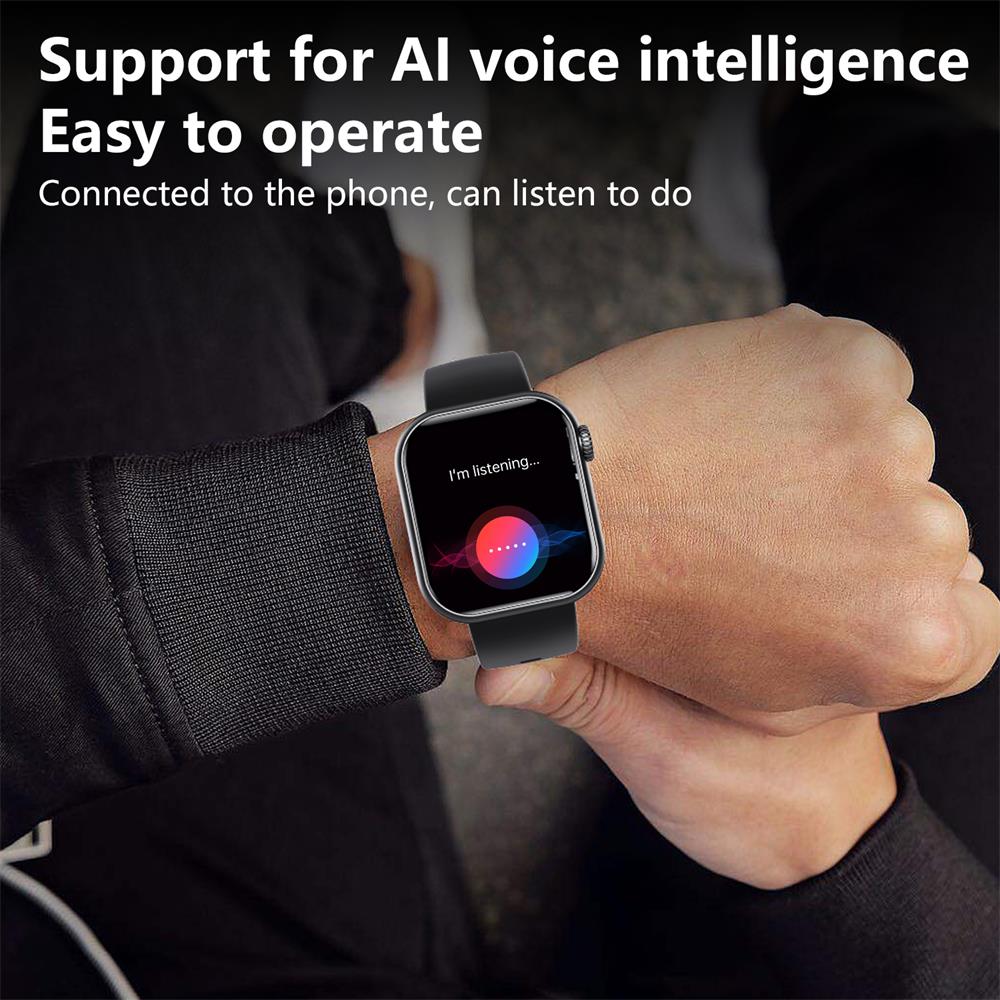 Wearclo | Blood Sugar Blood Pressure Blood Oxygen Sleep Monitor Waterproof Smartwatch