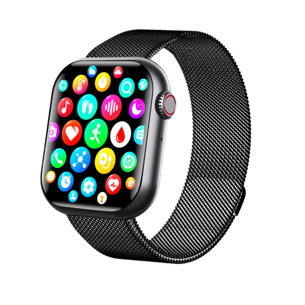Wearclo | Blood Sugar Blood Pressure Blood Oxygen Sleep Monitor Waterproof Smartwatch
