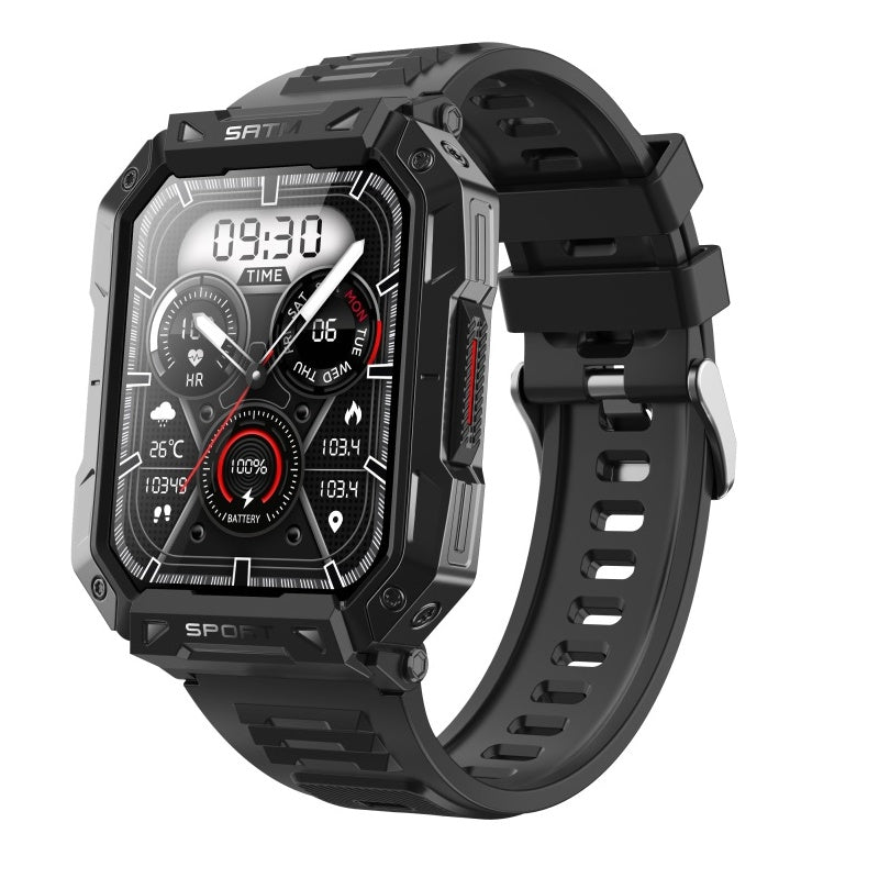 Wearclo | Blood Sugar Blood Pressure Blood Oxygen Sleep Monitor Waterproof Smartwatch
