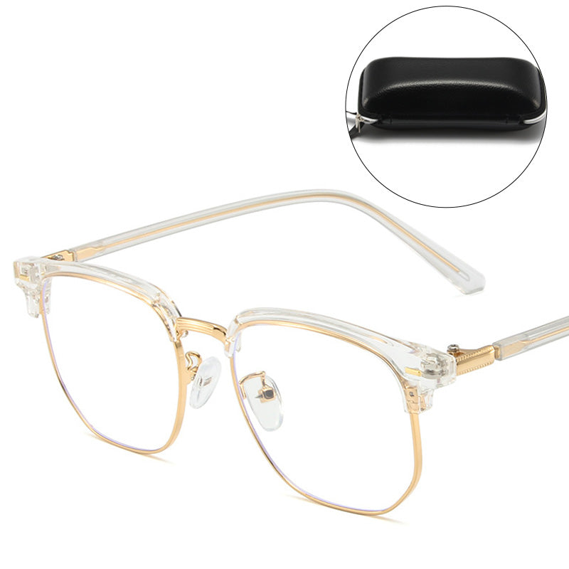 Wearclo | Blue Light Blocking Half-Rim Glasses