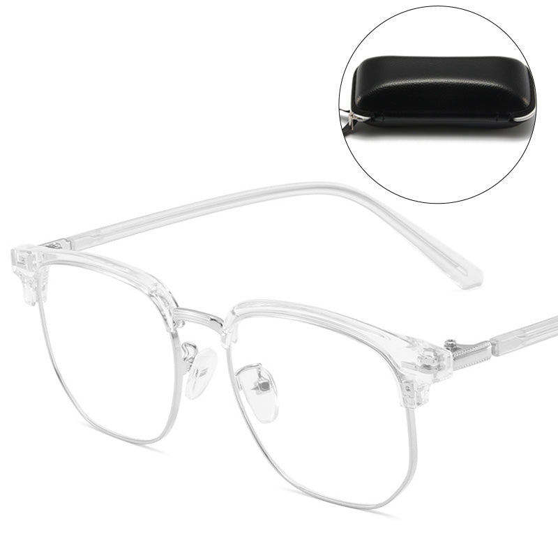 Wearclo | Blue Light Blocking Half-Rim Glasses