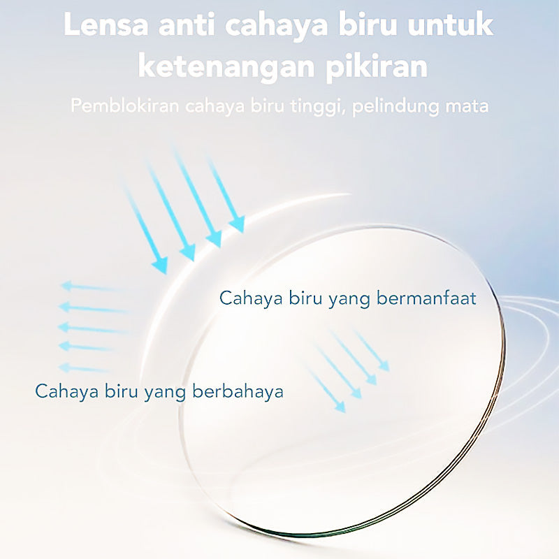 Wearclo | Blue Light Blocking Half-Rim Glasses