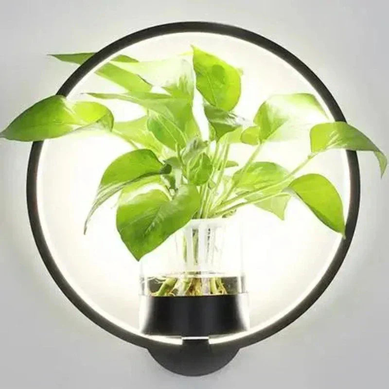 Wearclo | Botanical Wall Light with Plant | Stylish Wall Lighting
