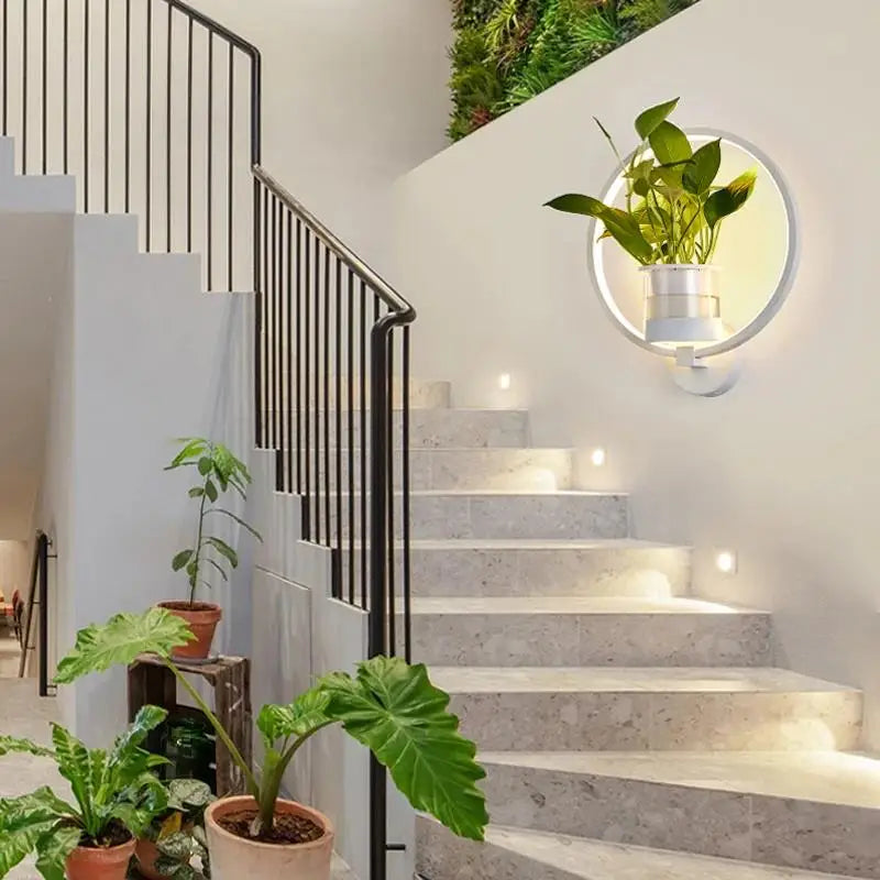 Wearclo | Botanical Wall Light with Plant | Stylish Wall Lighting