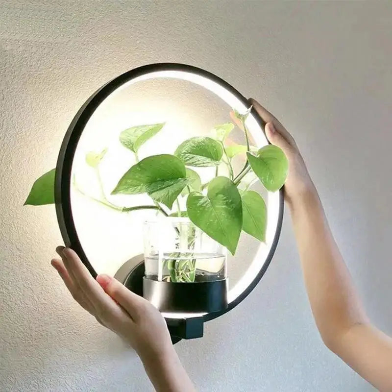 Wearclo | Botanical Wall Light with Plant | Stylish Wall Lighting