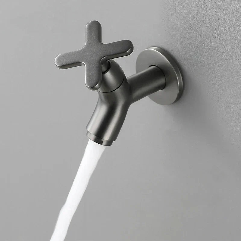 Wearclo | BrassFlow – Wall-Mounted Cold Water Tap in Solid Brass