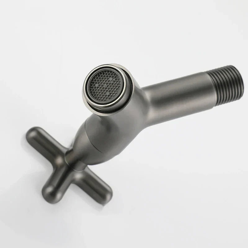 Wearclo | BrassFlow – Wall-Mounted Cold Water Tap in Solid Brass