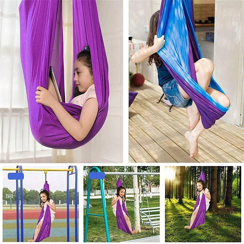 Wearclo | CalmGlide Sensory Swing for Kids – Indoor Therapy Hammock for Calm, Focus & Confidence