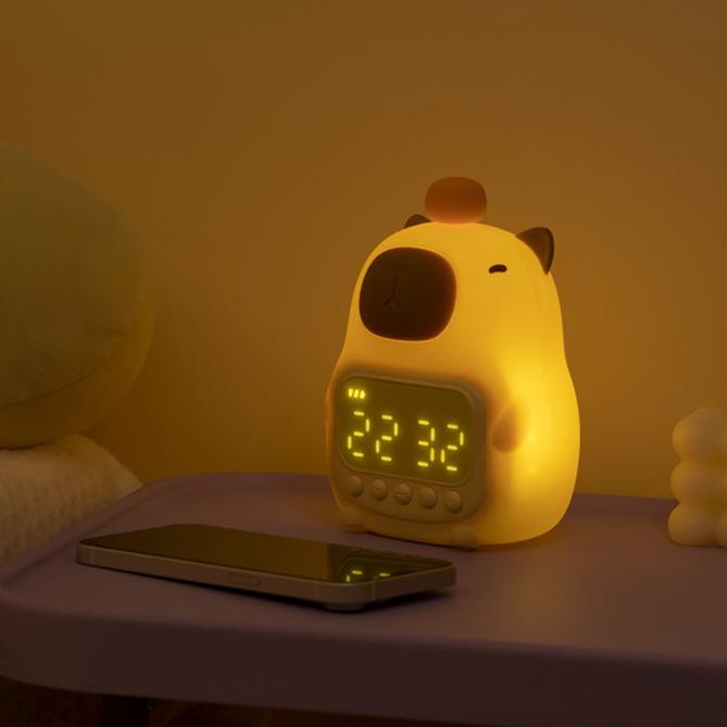 Wearclo | Capybara Companion Night Lamp & Alarm Clock
