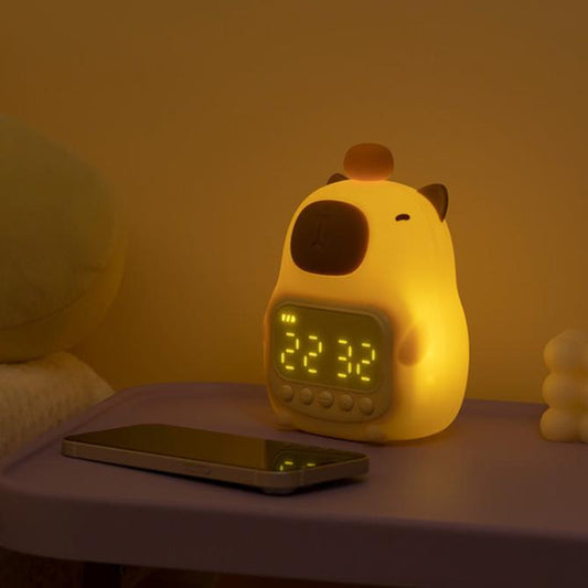 Wearclo | Capybara Companion Night Lamp & Alarm Clock