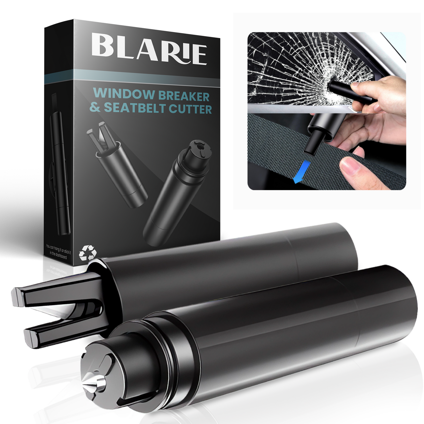 Wearclo | Car Safety Hammer – Essential Car Escape Tool & Window Breaker for Emergencies