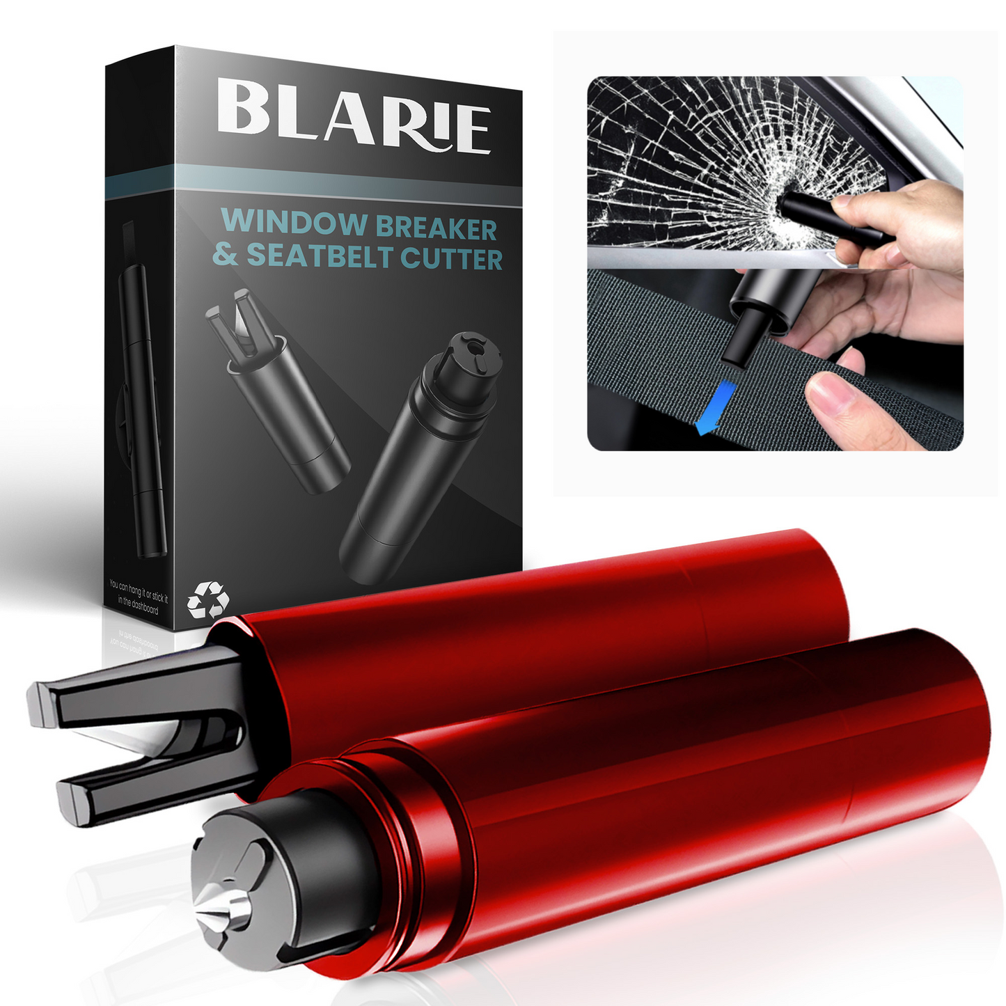 Wearclo | Car Safety Hammer – Essential Car Escape Tool & Window Breaker for Emergencies