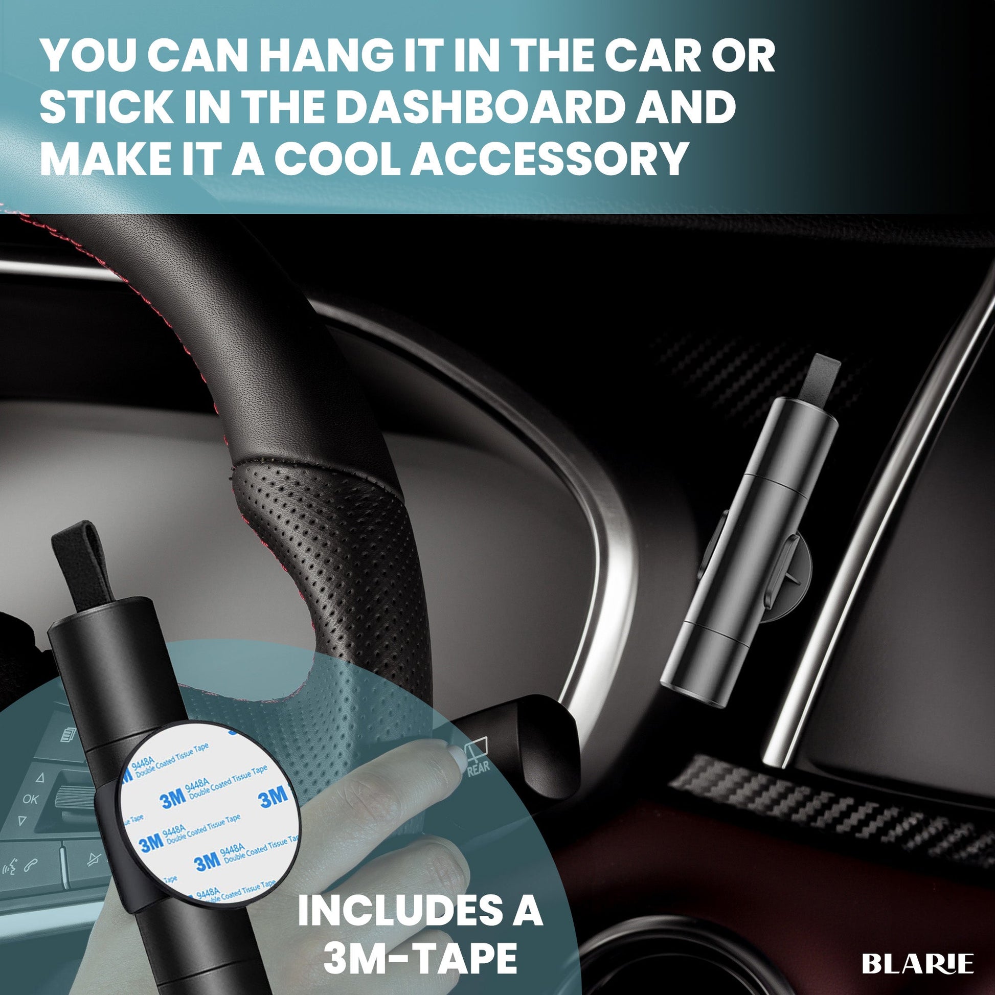 Wearclo | Car Safety Hammer – Essential Car Escape Tool & Window Breaker for Emergencies