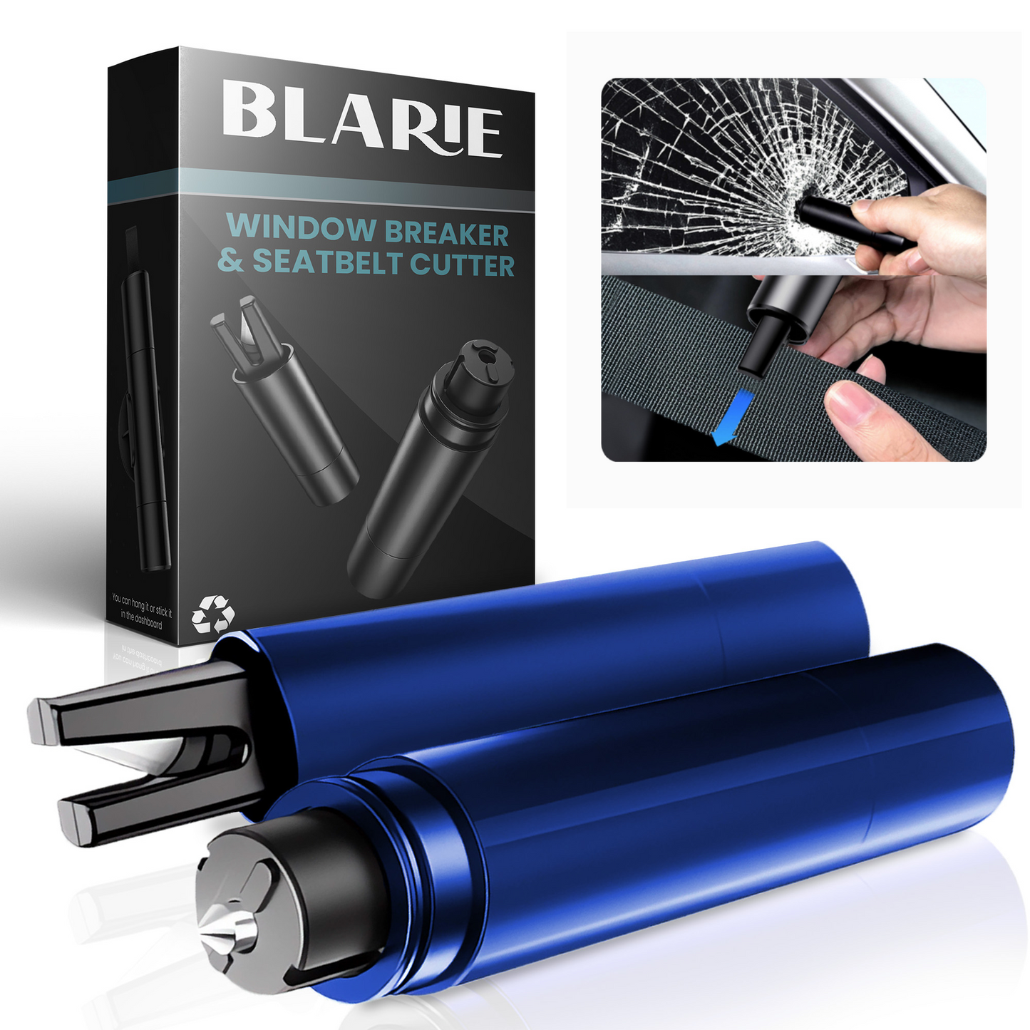 Wearclo | Car Safety Hammer – Essential Car Escape Tool & Window Breaker for Emergencies