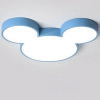 Wearclo | Mickey-Inspired LED Flush Mount Ceiling Light | Kids Room