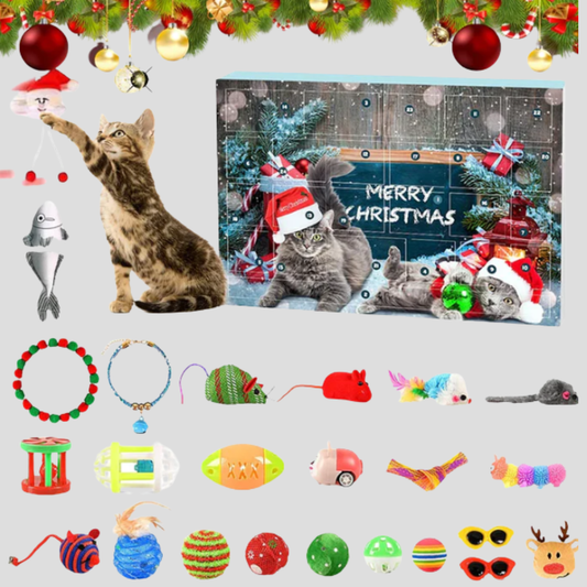 Wearclo | Cat Toy Advent Calendar 24-Day Surprise Countdown