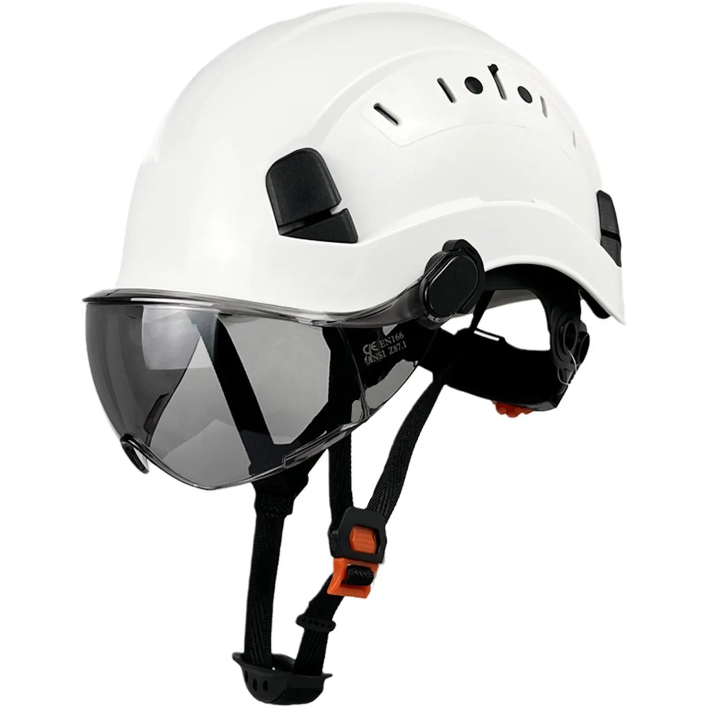 Wearclo | CE ABS Safety Helmet with Goggles & Visor – SafeGuard