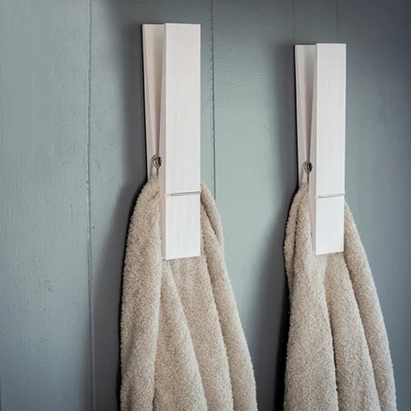 Wearclo | Clothespin Bathroom Towel Holder