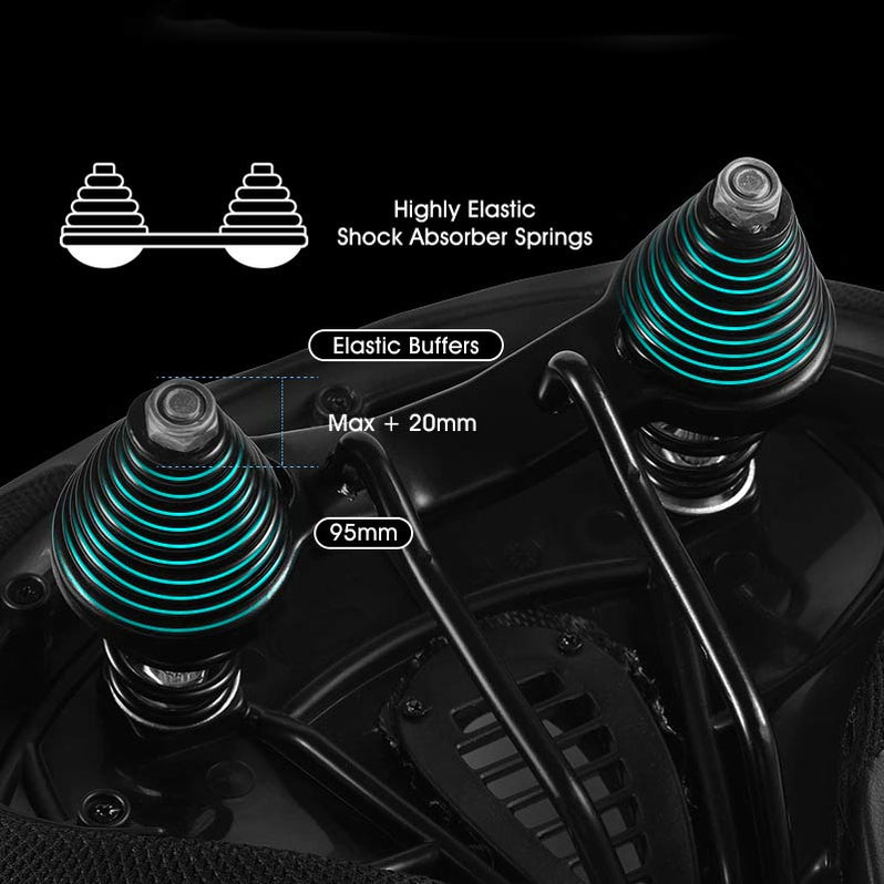 Wearclo | Comfortable Ergonomic Bicycle Saddle - Extra Wide Padded Seat