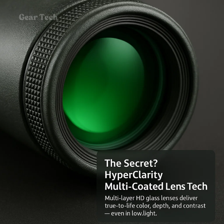 Wearclo | Compact 600x Ultra-Zoom Monocular | HD Lens, Lightweight & Perfect for Hiking, Birdwatching, and Sports Events