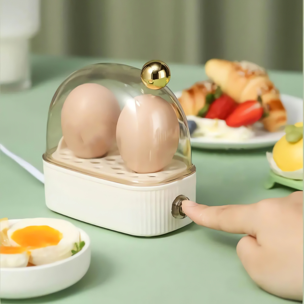 Wearclo | Compact Electric Egg Cooker for 2 Eggs