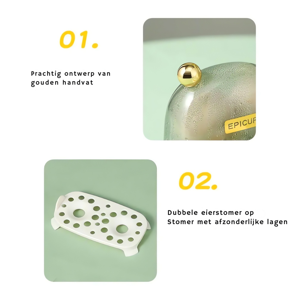 Wearclo | Compact Electric Egg Cooker for 2 Eggs