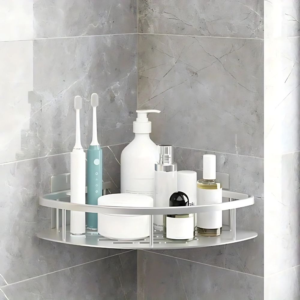 Wearclo | Corner Shower Shelf with Adhesive Mount