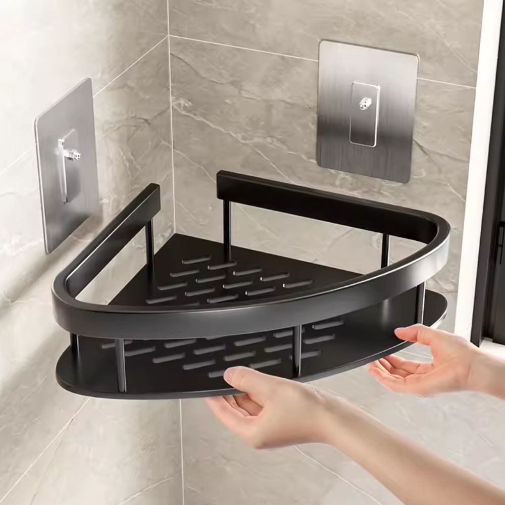 Wearclo | Corner Shower Shelf with Adhesive Mount