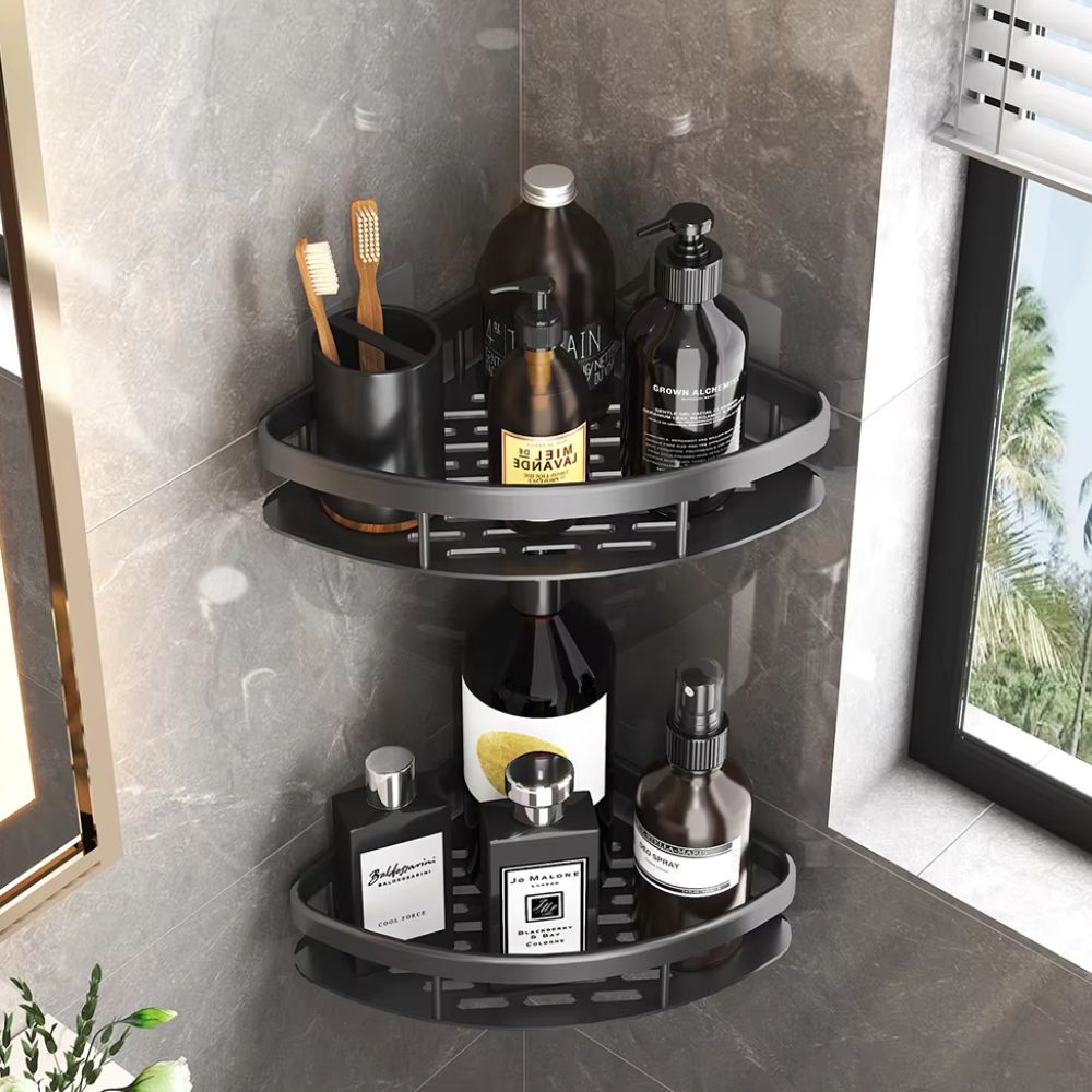 Wearclo | Corner Shower Shelf with Adhesive Mount