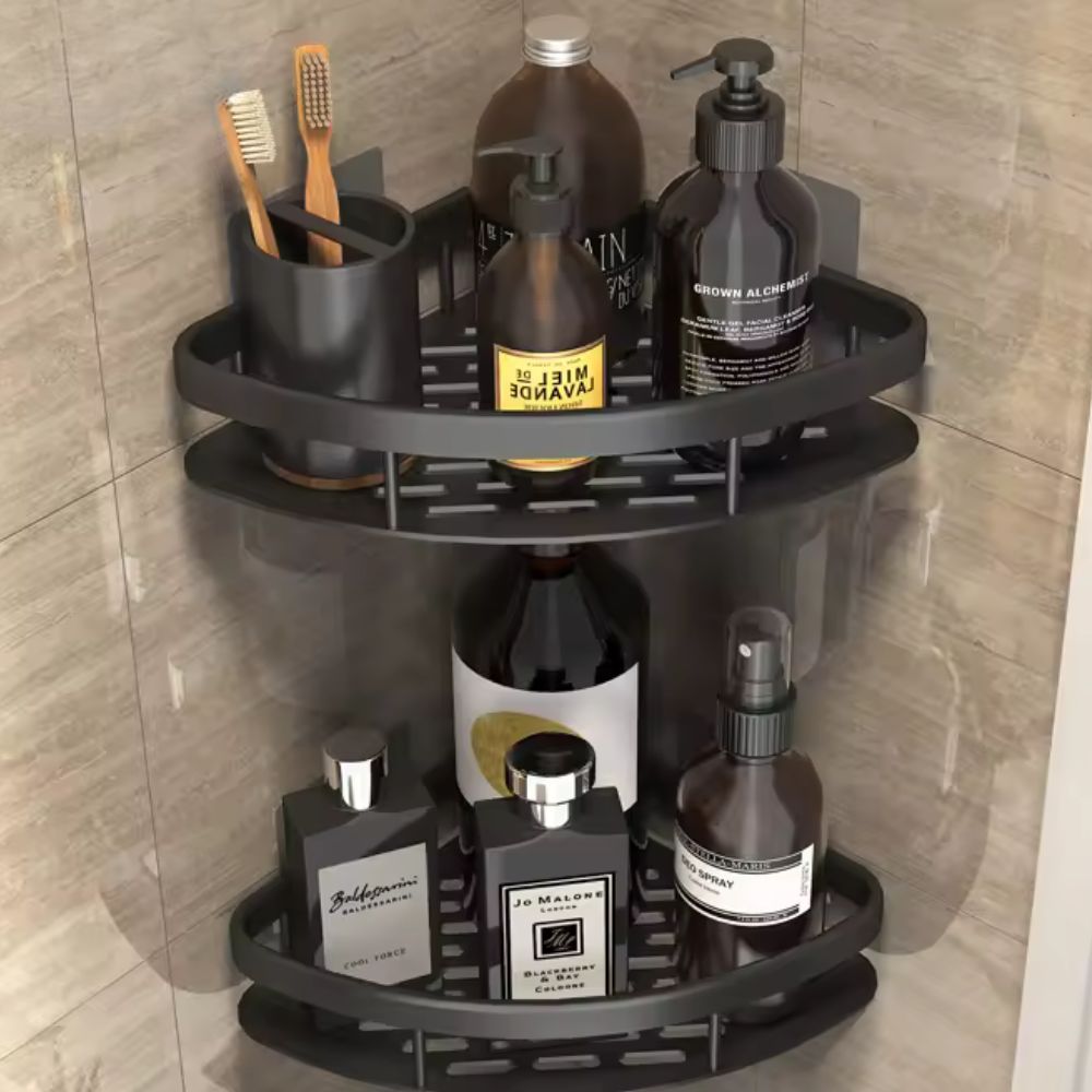 Wearclo | Corner Shower Shelf with Adhesive Mount